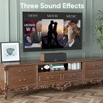 Saiyin 16.5'' Wooden Bluetooth Sound Bar for TV
