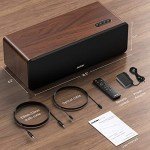 Saiyin 16.5'' Wooden Bluetooth Sound Bar for TV