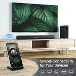 RIOWOIS Wireless Bluetooth Sound Bar for TV