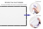 Mdbebbron 150-Inch Foldable Projection Screen 16:9