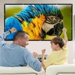 Mdbebbron 150-Inch Foldable Projection Screen 16:9