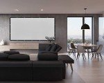 Mdbebbron 150-Inch Foldable Projection Screen 16:9
