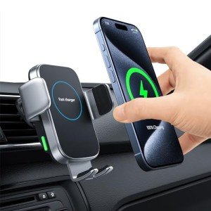 TIKECO 15W Wireless Auto-Clamping Car Charger