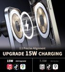 MagSafe Car Mount Charger with 360° Rotation