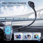 15W Fast Wireless Car Charger & Phone Holder