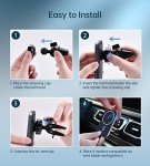 MagSafe Car Mount Charger with 360° Rotation