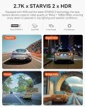 Vantrue N2X 2.7K Dual Dash Cam with WiFi