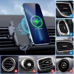 15W Fast Wireless Car Charger & Phone Holder