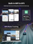 Ecomoment 4K/2.5K Dual Dash Cam with Wi-Fi