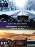 Ecomoment 4K/2.5K Dual Dash Cam with Wi-Fi