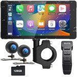 FancyTiger 5.5" Motorcycle Touch Screen Dashboard GPS