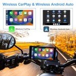 FancyTiger 5.5" Motorcycle Touch Screen Dashboard GPS