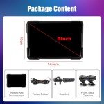 Kunfine 5” Waterproof Motorcycle GPS Navigation System