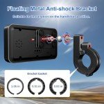 DeepMoto Motorcycle Dash Cam with GPS & HD Cameras