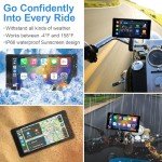 FancyTiger 5.5" Motorcycle Touch Screen Dashboard GPS