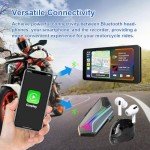 DeepMoto Motorcycle Dash Cam with GPS & HD Cameras