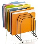 Heavy-Duty Black 8-Compartment Office Sorter