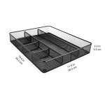 Amazon Basics Black Mesh Drawer Organizer
