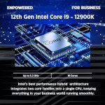 Dell OptiPlex 3000 Series Business Tower Desktop, Intel Core i9-12900K, 64GB RAM, 2TB SSD, DVD-RW, Display Port, RJ-45, HDMI, Wired KB & Mouse, Wi-Fi, Windows 11 Pro, Black