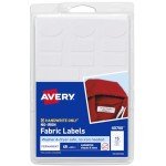 Avery Waterproof No-Iron Fabric Labels, 45 Pack
