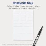 Avery Waterproof No-Iron Fabric Labels, 45 Pack