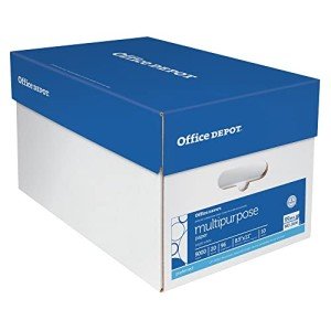 Office Depot Multi-Use Printer Paper, 10 Reams