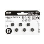 Amazon Basics LR44 Alkaline Button Batteries - 6 Pack