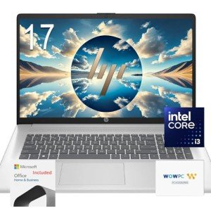 HP Ultrabook 17.3" FHD (‎1920 x 1080) Laptop with 12-Month Microsoft Suite • 40GB RAM • 512GB SSD & 512GB External Storage • Intel Core 6-Core Processor • Type-C • Upto 12 Hours Battery Life • Win 11