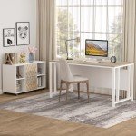 Tribesigns Mobile 2 Drawer File Cabinet - White
