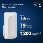 NETGEAR WiFi 6 Mesh Range Extender EAX12