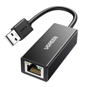 UGREEN USB-A to Ethernet Adapter, 10/100 Mbps