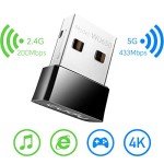 Cudy 650Mbps USB WiFi Adapter for PC and Laptop