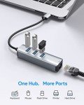 USB 3.0 Hub with Gigabit Ethernet Adapter