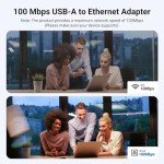 UGREEN USB-A to Ethernet Adapter, 10/100 Mbps