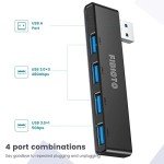 Fidioto 2-Pack USB Hub 4 Ports for Devices