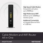 NETGEAR C6230 Cable Modem & WiFi Router Combo