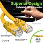 GearIT Cat 6 Ethernet Cable - 6 ft, 24-Pack