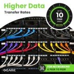 GearIT Cat 6 Ethernet Cable - 6 ft, 24-Pack