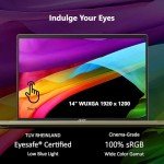 Acer Swift Go Intel Evo Thin & Light Premium Laptop 14" 1920x1200 100% sRGB Touch Screen Display Intel Core i7-1355U Intel Iris Xe 16GB LPDDR5 512GB Gen 4 SSD SFG14-71T-72QV