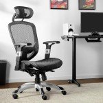Hyken Ergonomic Mesh Task Chair - Adjustable Comfort