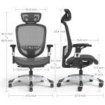 Hyken Ergonomic Mesh Task Chair - Adjustable Comfort