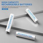 High Capacity Rechargeable AAA Batteries - 12 Pack