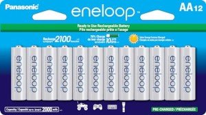 Panasonic Eneloop AA Rechargeable Battery Pack (12)