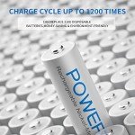 High Capacity Rechargeable AAA Batteries - 12 Pack