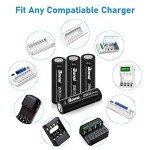 BONAI 2800mAh Rechargeable AA Batteries – 24 Pack