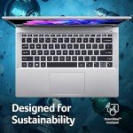 Acer Swift Go Intel Evo Thin & Light Premium Laptop 14" 1920x1200 100% sRGB Touch Screen Display Intel Core i7-1355U Intel Iris Xe 16GB LPDDR5 512GB Gen 4 SSD SFG14-71T-72QV