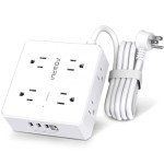 Surge Protector Power Strip with 8 Outlets & USBs