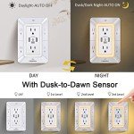 POWRUI 6-Outlet Surge Protector with USB Ports
