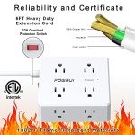 Surge Protector Power Strip with 8 Outlets & USBs