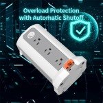 Surge Protector Power Strip Tower with USB Ports